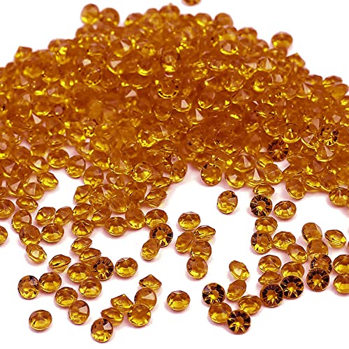 1000 Stück Acryl Deko Diamantkristalle 4mm Glitzer Streudeko Tischschmuck Funkelnd Dekosteine Kristalle Konfetti Diamanten zum DIY Verzieren Tischdeko Hochzeit Taufe Verlobung Valentinstag,Kaffee von Duories
