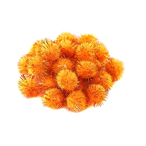 1000 Stücke Mini Pompons zum Basteln, 10mm Klein Bommeln Kugeln Bälle Pommels Pompom Pom Pon Ponpons Pompoms Flauschigen Plüschbälle Bastel Zubehör für Nähen DIY Dekorieren Verzieren,Gold von Duories