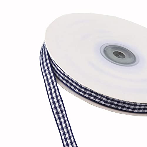 45m Karoband Schleifenband Geschenkband Vichy Bauernkaro Bänder zum Basteln,Stoffband Dekoband Bögen für Weihnachten Hochzeit Valentinstag Taufe Geburtstags Party Geschenk Verpackung,10mm Marine 45m Karoband Schleifenband Geschenkband Vichy Bauernkaro Bänder zum Basteln,Stoffband Dekoband Bögen für Weihnachten Hochzeit Valentinstag Taufe Geburtstags Party Geschenk Verpackung,10mm Marine von Duories