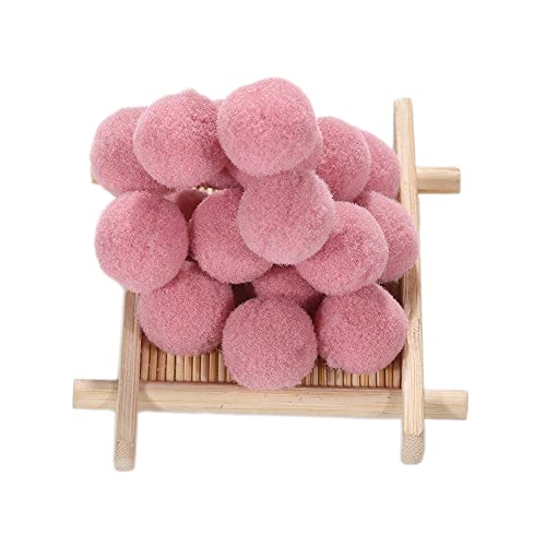 500 STK Mini Pompons zum Basteln,10mm Pompons Bälle Kleine Bommeln Kugeln, Flauschigen Bunte Pom Pom Deko Pompom Plüschbälle Bastel Zubehör für Dekorieren Verzieren Nähen DIY Handwerk,Altrosa von Duories