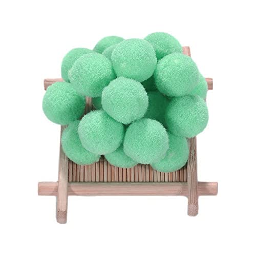 500 STK Mini Pompons zum Basteln,10mm Pompons Bälle Kleine Bommeln Kugeln, Flauschigen Bunte Pom Pom Deko Pompom Plüschbälle Bastel Zubehör für Dekorieren Verzieren Nähen DIY Handwerk,Blau Grün von Duories