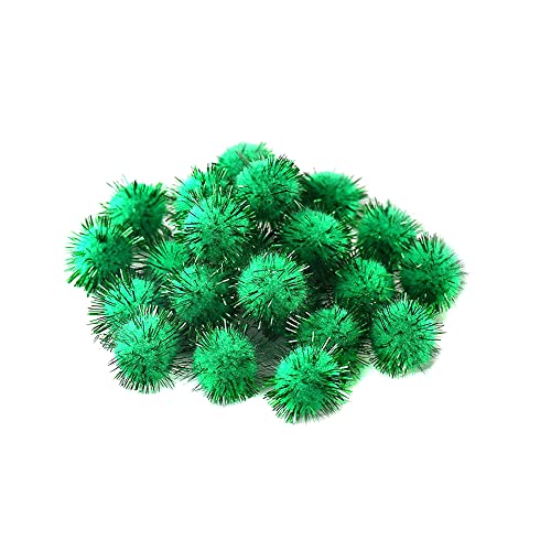 500 Stücke Mini Pompons zum Basteln, 15mm Klein Bommeln Kugeln Bälle Pommels Pompom Pom Pon Ponpons Pompoms Flauschigen Plüschbälle Bastel Zubehör für Nähen DIY Dekorieren Verzieren,Dunkelgrün von Duories