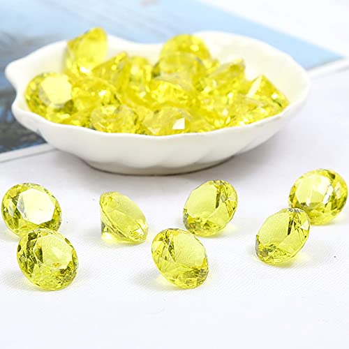 Duories 120 Stück Acryl Diamanten Dekosteine,Acryl Diamant Edelsteine Streudeko Tischdeko Acrylschmuck für Hochzeit Geburtstag Weihnachten Party Vasenfüller Piratenparty Schatzsuche Dekoration,Gelb Duories 120 Stück Acryl Diamanten Dekosteine,Acryl Diamant Edelsteine Streudeko Tischdeko Acrylschmuck für Hochzeit Geburtstag Weihnachten Party Vasenfüller Piratenparty Schatzsuche Dekoration,Gelb von Duories