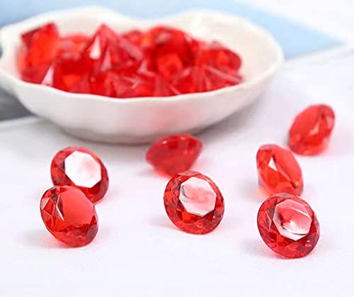 Duories 120 Stück Acryl Diamanten Dekosteine,Acryl Diamant Edelsteine Streudeko Tischdeko Acrylschmuck für Hochzeit Geburtstag Weihnachten Party Vasenfüller Piratenparty Schatzsuche Dekoration,Rot Duories 120 Stück Acryl Diamanten Dekosteine,Acryl Diamant Edelsteine Streudeko Tischdeko Acrylschmuck für Hochzeit Geburtstag Weihnachten Party Vasenfüller Piratenparty Schatzsuche Dekoration,Rot von Duories