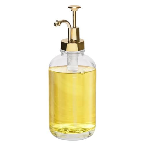 2 Stück Kaffeesirupspender 500ml Pumpspender Sirup Flaschen Glas Spenderflaschen mit Trichter für Kaffee Bar von Duoruameng