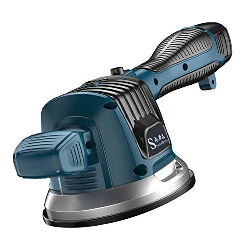 Akku Fliesenleger Maschine, Fliesen Vibrator 6 Gänge Einstellbar mit 2 Batterien & Ladegerät, 100kg Adsorption-Fliesen Vibrationsgerät von Duoruameng