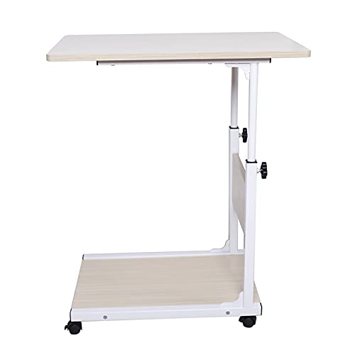 Duoruameng Beistelltisch Pflegetisch Notebooktisch Betttisch Sofatisch mit Rollen Höhenverstellbares Schreibtisch für Wohnzimmer und Schlafzimmer Duoruameng Beistelltisch Pflegetisch Notebooktisch Betttisch Sofatisch mit Rollen Höhenverstellbares Schreibtisch für Wohnzimmer und Schlafzimmer von Duoruameng