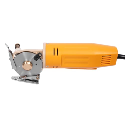 Elektrischer Rotationsschneider 170W 220V Elektrische Stoffschere 1400 U/min Schnittdicke 25mm für Stoffe Teppiche Leder von Duoruameng