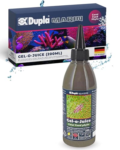 Dupla Marin Gel-o-Juice Coral Food Phyto I 200 ml I flüssiges Ergänzungsfuttermittel für Korallen und Filtrierer I nährstoffreiches Aquarienfutter I leicht dosierbar und ungekühlt aufbewahrbar von Dupla Marin
