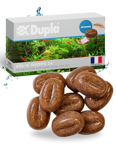Dupla Gel-O-Drops Artemia I 12 x 2 g I Geleefischfutter mit ausgewachsenen Artemien I leicht dosierbares Zierfischfutter I nährstoffreiches Aquarienfutter I ungekühlt aufbewahrbar von Dupla