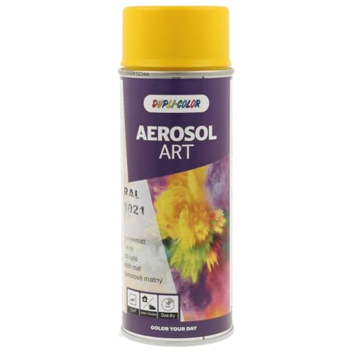 Dupli-Color 131349 AEROSOL ART RAL 1021 rapsgelb seidenmatt 400 ml von DUPLI-COLOR