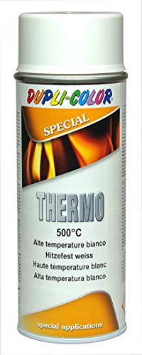 Dupli Color 409348 Thermo Lack Spray, 500 Grad Celsius, 400 ml, Weiß von DUPLI-COLOR