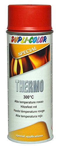 Dupli Color 409355 Thermo Spray Paint – 300 Grad Celsius, 400 ml, rot von DUPLI-COLOR