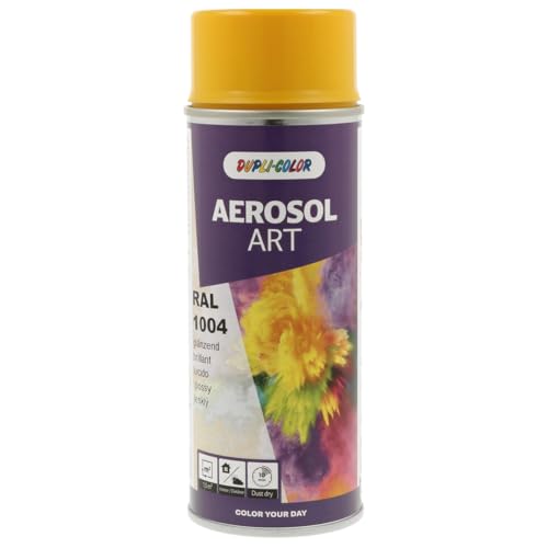 DUPLI-COLOR 722479 AEROSOL ART RAL 1004 goldgelb glänzend 400 ml von DUPLI-COLOR