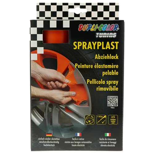 Dupli-Color 388156 DC Sprayplast-Set, 2 x 400 ml, Orange Glanz von DUPLI-COLOR