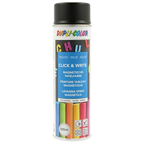 Dupli-Color click und Write Magnetische Tafelfarbe, 1 Stück, Schwarz, 447174 von DUPLI-COLOR