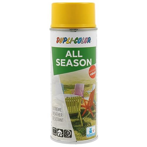 DUPLI-COLOR 466625 ALL SEASON RAL 1021 rapsgelb glänzend 400 ml von DUPLI-COLOR