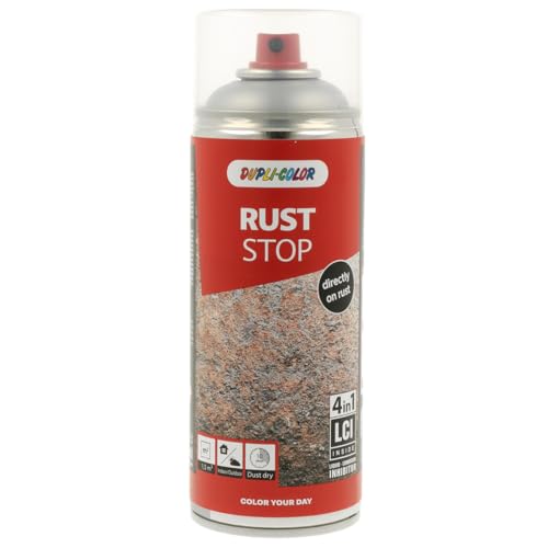 Dupli-Color 868344 RUST STOP RAL 9006 weißaluminium seidenmatt 400 ml von Dupli-Color