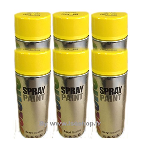 Dupli Color Farbspray, Farbe Gelb RAL 1003, Spray, 6 x 400 ml von Dupli Color