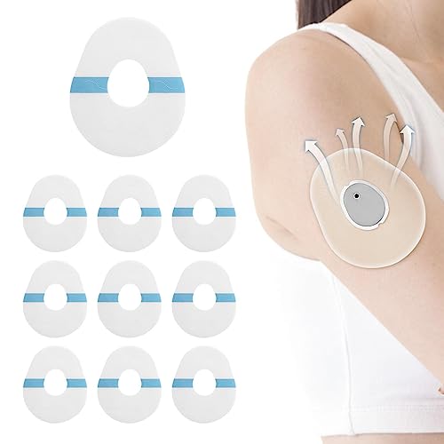 CGM-Sensorpflaster | 10er-Pack schweißfeste, wasserdichte Libre 2/3-Sensorabdeckungen,CGM-Sensorpflaster, vorgeschnittenes Klebeband zum Schutz der kontinuierlichen Glukoseüberwachung der Haut Duqulle von Duqulle