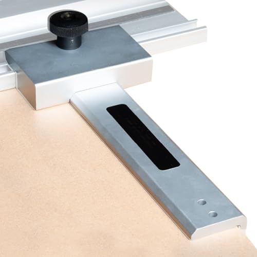 Duqulle Führungsschiene für Führungssäge,90 Grad Rechter Winkel Verstellbar Führungsschienen-Winkel | Positionierwinkel mit Platte für Holzarbeit Heimwerk Tisch Duqulle Führungsschiene für Führungssäge,90 Grad Rechter Winkel Verstellbar Führungsschienen-Winkel | Positionierwinkel mit Platte für Holzarbeit Heimwerk Tisch von Duqulle