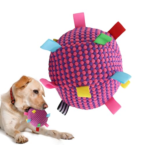 Duqulle Hundeball,Kau- Und Apportierball Für Hunde - Quietschend Weich Für Welpen Katzen Indoor Outdoor Kau Training Duqulle Hundeball,Kau- Und Apportierball Für Hunde - Quietschend Weich Für Welpen Katzen Indoor Outdoor Kau Training von Duqulle
