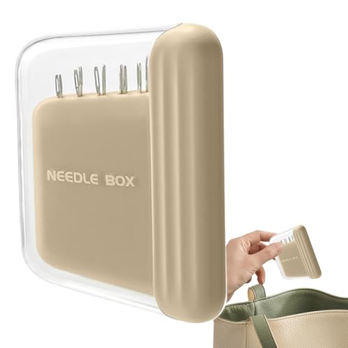 Duqulle Magnetische Nadelbox Magnetischer Nadeln Aufbewahrungskoffer Magnetischer Nadel Organizer Stricknadeln Aufbewahrungsbox Für Reisen, Hotel, Schule Magnetischem Nadeletui 7,5 X 5,5 cm von Duqulle