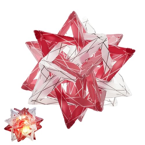 Duqulle Outdoor-Camping-Laternenschirm, Outdoor-Camping-Licht-Lampenschirm,Wasserdichter Polestar Laternenschirm - Tragbarer ausgehöhlter Lampenschirm, Sternornament, Laternenzubehör für Hochzeit, von Duqulle