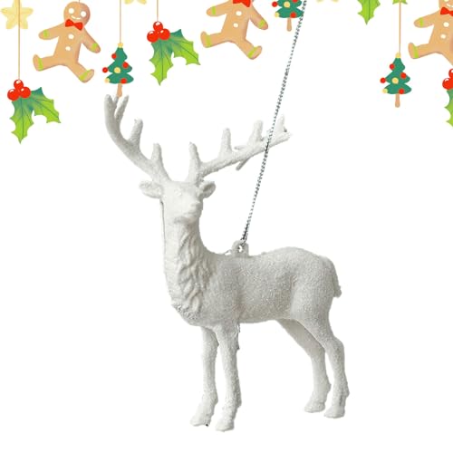 Duqulle Weihnachtsschmuck | Engelsflügel Elch Baumschmuck | Dekorativer Engelsflügel-Weihnachtsbaumschmuck für Decken und Türen Duqulle Weihnachtsschmuck | Engelsflügel Elch Baumschmuck | Dekorativer Engelsflügel-Weihnachtsbaumschmuck für Decken und Türen von Duqulle