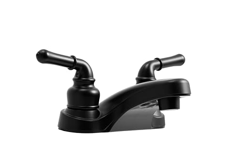 Dura Faucet DF-PL700C-MB RV 2-Loch Badarmatur mit klassischen 2 Griffen (mattschwarz) von Dura Faucet