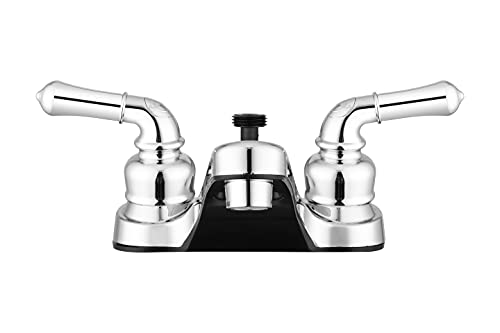 Dura Faucet DF-PL720C-CP Wohnmobil-Badezimmerarmatur mit klassischen Griffen und Brauseschlauchumsteller, verchromt von Dura Faucet