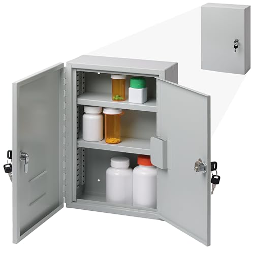 Durabox Dual Lock Narcotics Schrank (Grau, klein) von DuraBox