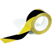 DURABLE Duraline Basic Bodenmarkierungsband 50 mm  x 33 m gelb, schwarz von Durable