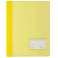 10 DURABLE Schnellhefter DURALUX® Kunststoff gelb DIN A4 überbreit von Durable