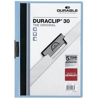 25 DURABLE Klemmhefter DURACLIP  hellblau von Durable