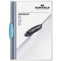 25 DURABLE Klemmhefter SWINGCLIP  mittelblau von Durable