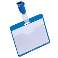 25 DURABLE Namensschilder mit Clip 9,0 x 6,0 cm von Durable