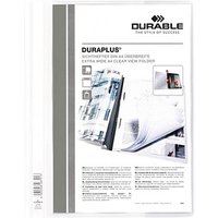 25 DURABLE Präsentationshefter DURAPLUS weiß DIN A4 überbreit von Durable