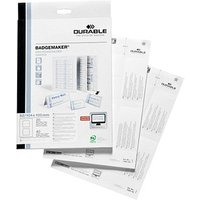 DURABLE Einsteckschilder für Namensschilder Badgemaker 10,0 x 5,2 cm, 40 St. von Durable