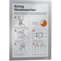 DURABLE Magnetrahmen DURAFRAME® MAGNETIC A4 silber A4, 5 St. von Durable