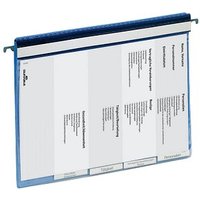 5 DURABLE Personalhefter Kunststoff blau 5 x kaufmännische Heftung von Durable