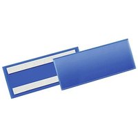 50 DURABLE Etikettentaschen blau 22,3 x 8,15 cm von Durable