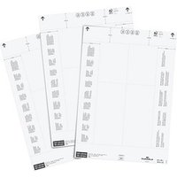 DURABLE Einsteckschilder für Kennzeichnungstaschen 6,5 x 14,0/9,0 cm, 80 St. von Durable