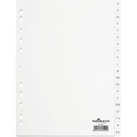 DURABLE A-Z Ordnerregister A4 - 20-teilig - weiß von Durable
