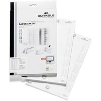 DURABLE Einsteckschilder für Namensschilder Badgemaker 7,4 x 3,4 cm von Durable