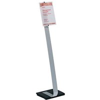 DURABLE Infoständer CRYSTAL SIGN silber DIN A4 DURABLE Infoständer CRYSTAL SIGN silber DIN A4 von Durable
