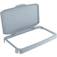 Klappdeckel pp grau B510xT285mm f.Abfallbehälter 60l lebensmittelecht - 1800500050 - Durable von Durable