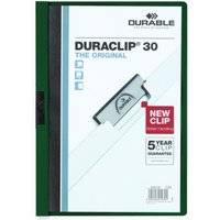 DURABLE Klemmhefter Duraclip DIN A4 dunkelgrün von Durable