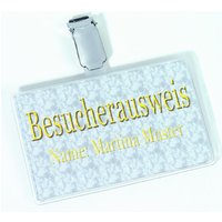 DURABLE Namensschilder transparent 9 cm x 5.4 cm von Durable