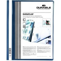 DURABLE Präsentationshefter DURAPLUS für DIN A4 überbreit dunkelblau von Durable